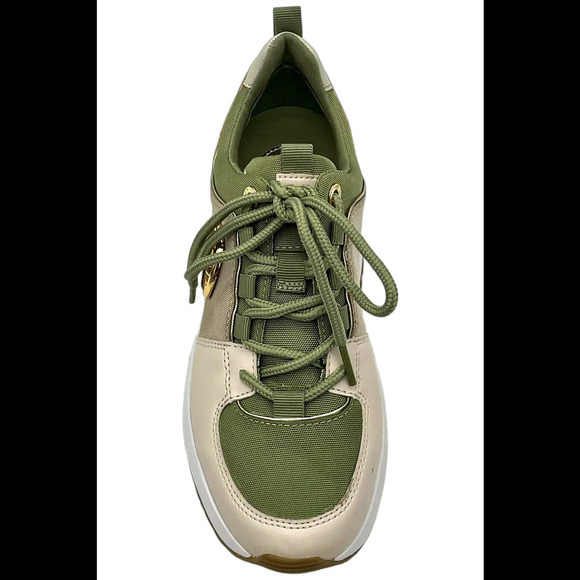 Michael Kors Women's Cosmo Trainer Sneakers Light Sage Multi - Medium - Picture 2 of 3